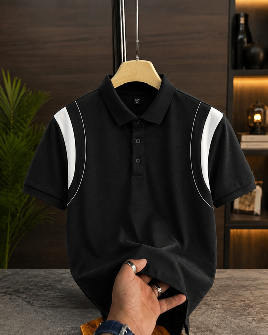 Frostline Noir Edge Polo T-Shirt