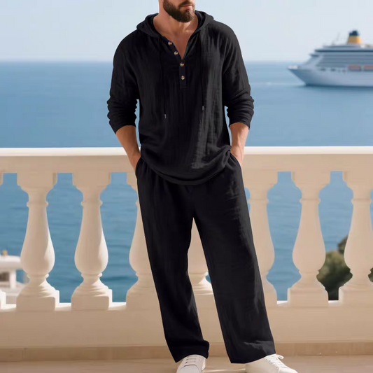 Coastal Breeze Linen Lounge Set
