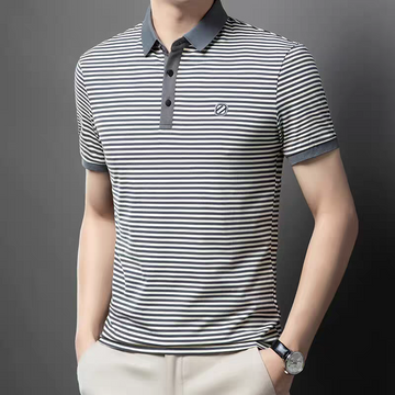 Axis Stripe Polo T-Shirt