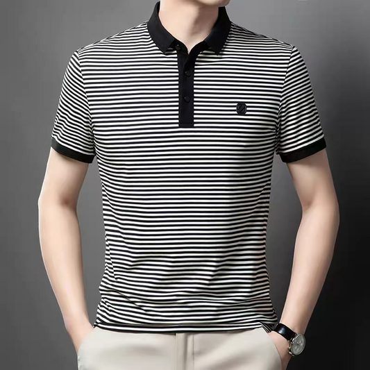 Axis Stripe Polo T-Shirt