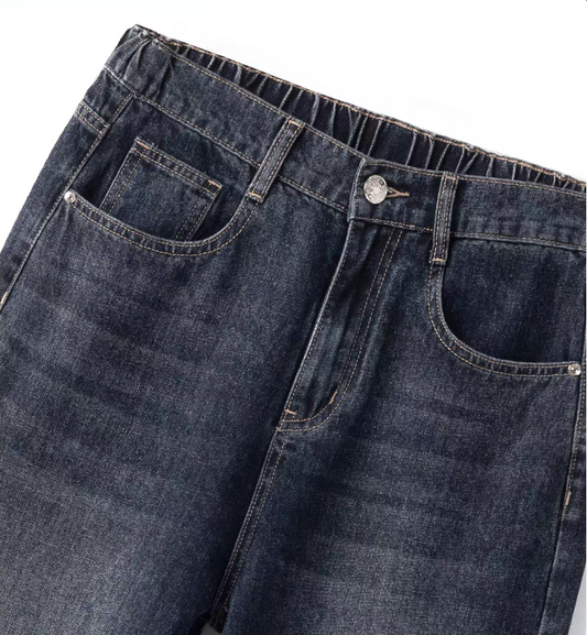 Obsidian Fade Drift Wide-Leg Denim