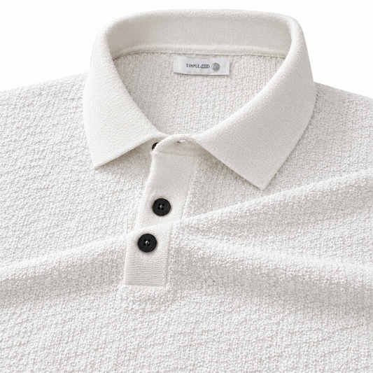 Linen Mist Riviera Knit Polo