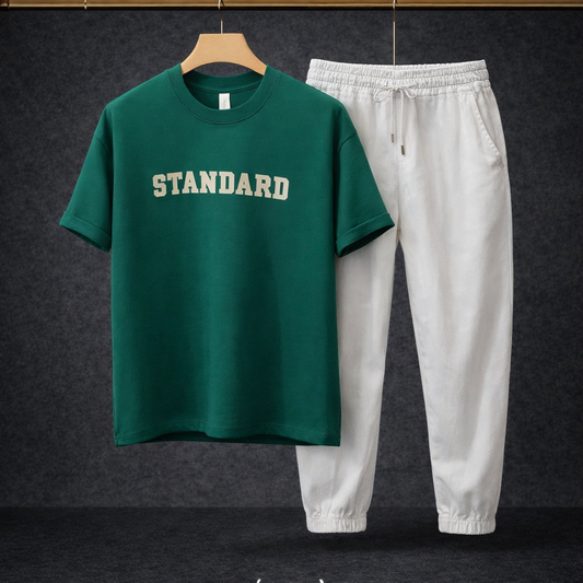 Shadow Standard Luxe Tee & Linen Trouser Set