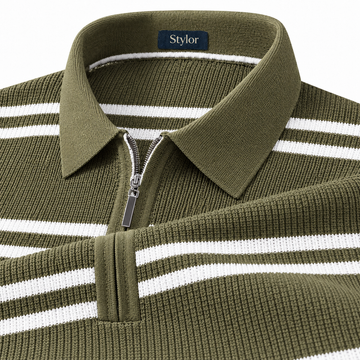 Ivory Harbor Ribbed Crest Polo