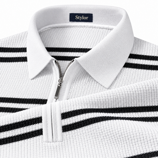 Ivory Harbor Ribbed Crest Polo