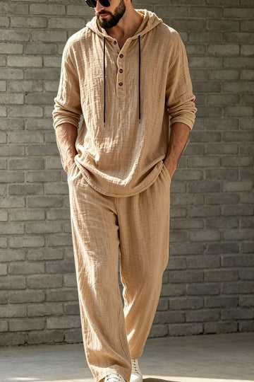 Coastal Breeze Linen Lounge Set