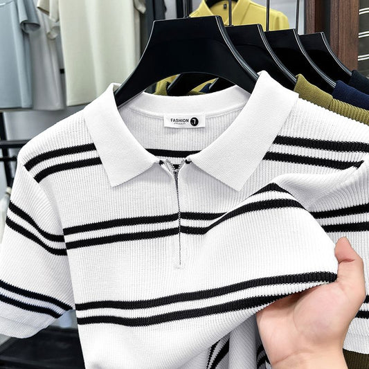 Ivory Harbor Ribbed Crest Polo