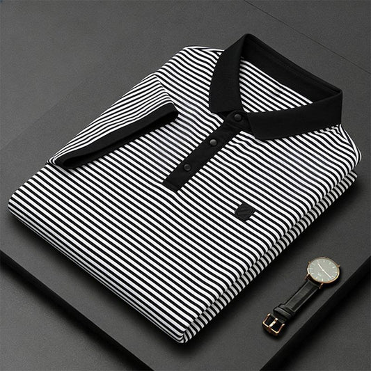 Axis Stripe Polo T-Shirt