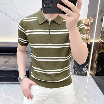 Ivory Harbor Ribbed Crest Polo