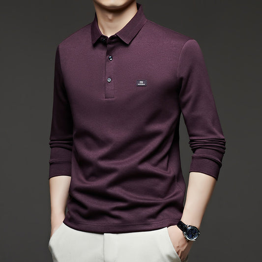 Bordeaux Ember Luxe Polo T-Shirt